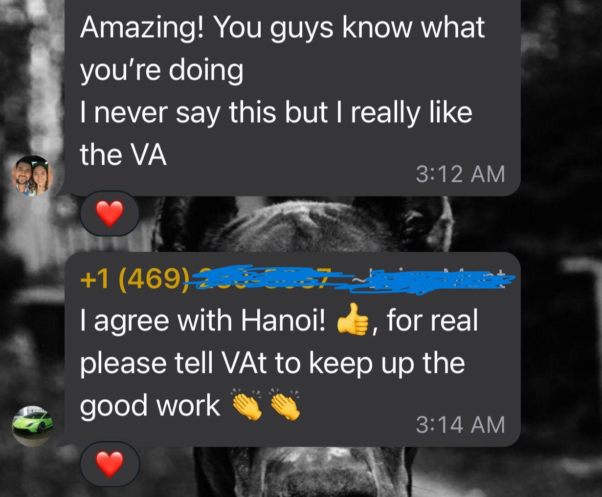 Client testimonial 8